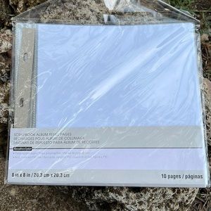 NWT Recollections Scrapbook Album Refill Pages
